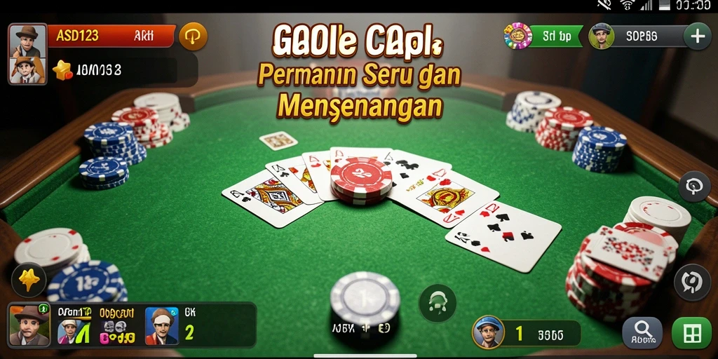 Screenshot gameplay Gaple menampilkan momen seru di <strong>ASD123</strong>.