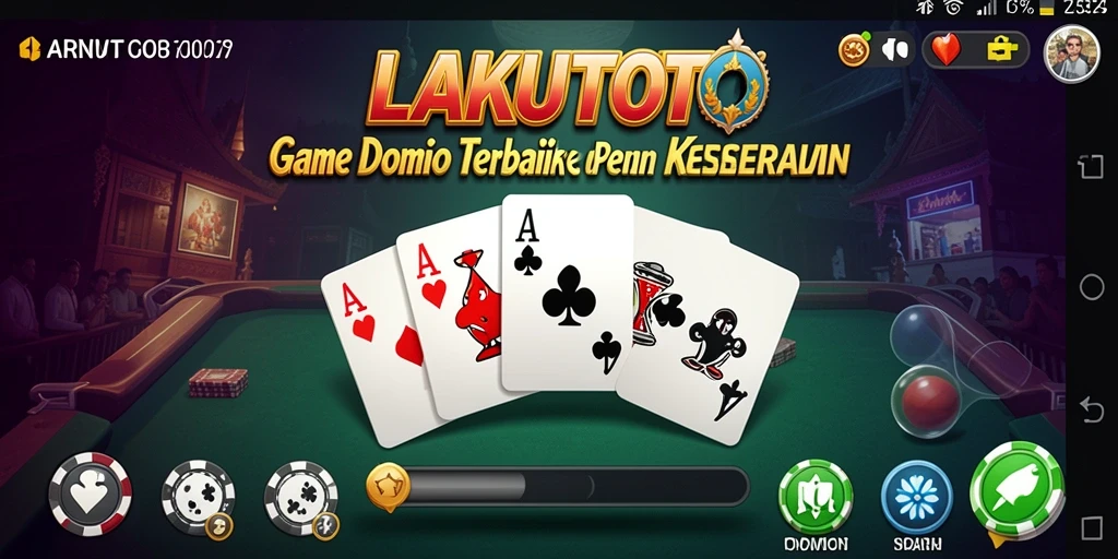 Tampilan gameplay seru dalam LAKUTOTO yang mendebarkan.