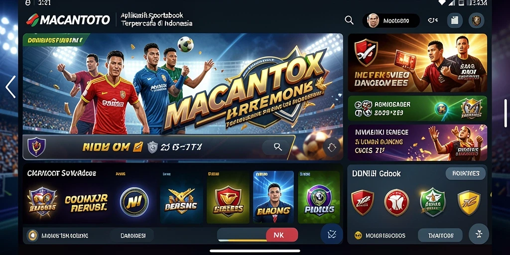 Screenshot gameplay Sportsbook di aplikasi MACANTOTO.