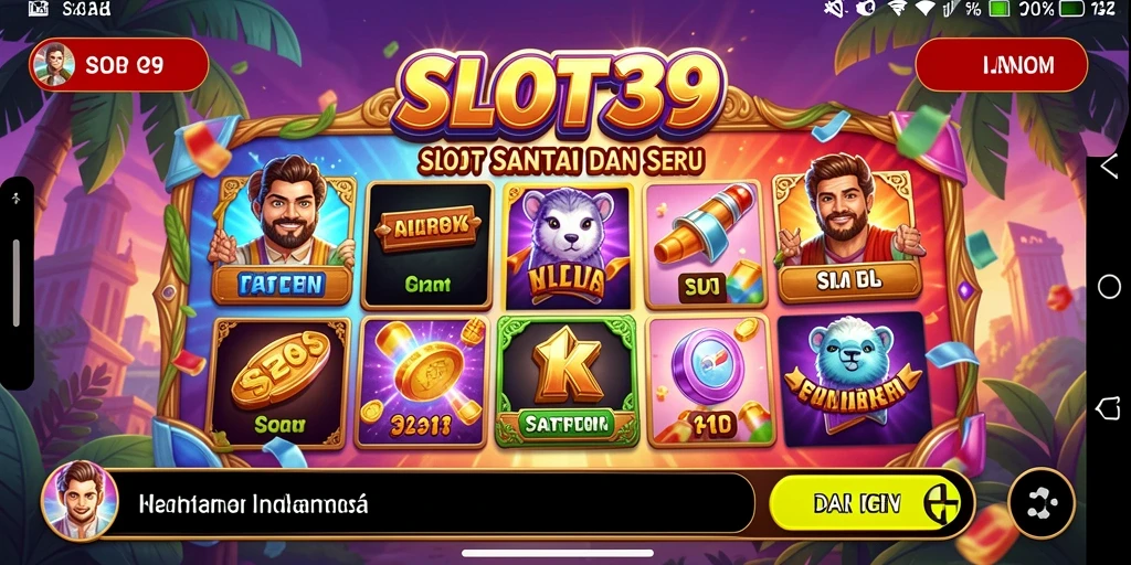 Screenshot SLOT39 menampilkan gameplay slot yang menyenangkan dan menghibur.